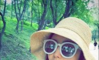 박솔미, 최근 근황 공개 '만삭임에도 빛나는 미모'