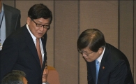 [포토]이야기하는 정종섭·최양희 장관