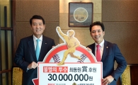 BNK부산은행, '최동원 상' 후원금 3000만원 전달식