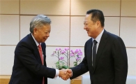 [포토]박용만 대한상의 회장, AIIB 총재 지명자 접견