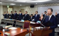 [포토]증인선서하는 임환수 국세청장