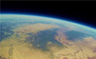 대기권 밖 '고프로'가 촬영한 우주…아름답다