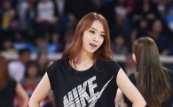 [포토] 치어리더, 한뼘 팬츠 입고 '위아래 댄스'