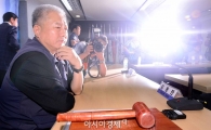 [포토]생각에 잠긴 김동만 한국노총위원장