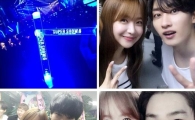 유소영, 슈퍼주니어와 절친 인증샷…청순미 '눈길'