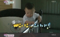 '슈퍼맨' 대박이, 벌써 옹알이를?…"아빠" 소리에 이동국 반응이