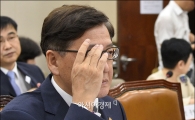 [포토]안경 고쳐쓰는 정진엽 장관