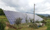 순천시, 마을 공동 태양광발전소 건립