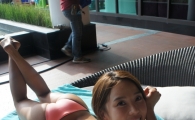[포토] 레이양, 탄력 넘치는 무보정 비키니 몸매