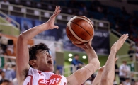 [포토]골밑슛 시도하는 오리온스 허일영