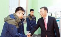 장만채 전남도교육감 전국기능경기대회 참가학생 격려