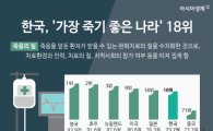 [인포그래픽]한국, 세계 18위 '죽기 좋은 나라' 