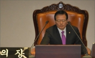 [포토]심상정 대표, 국회 비교섭단체 대표 연설