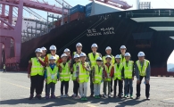 한진 탐방대 "부모님 일터에 견학왔어요"