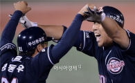 김태형 두산 감독 “역전 생각도 못했다”