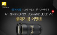 니콘, "24-70mm 니코 렌즈 리뉴얼…예판 15일부터"