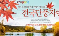 쿠팡, 가을맞이 '단풍여행 기획전' 실시