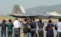 [포토]비행 마친 F-22