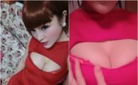 [포토] 中 섹시 모델, G컵 가슴을 잡고…19금 셀카