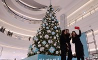 [포토]백화점 내부에 설치된 티파니 대형크리스마스 트리