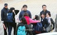 [포토]수험생 응원 문구 사라진 한산한 수능시험장