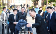 [포토]장만채 전남도교육감, 목포여고에서 수험생 격려