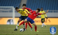 올림픽대표팀, 4개국 친선축구 콜롬비아와 2-2 무