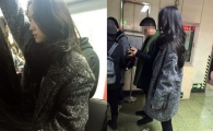 탕웨이, 지하철에서 포착…"소탈한 매력"