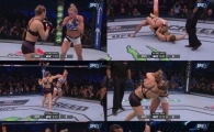 UFC 론다 로우지, 헤드킥 한 방으로 KO…새로운 챔피언 탄생