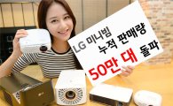 LG 미니빔, 글로벌 누적 판매량 50만 대 돌파
