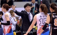 [포토]박종익 대행, '3-0 완승이야'