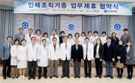 조선대학교병원-한국인체조직기증원 업무협약
