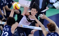 [포토]문성민, '블로킹 뚫었어!'