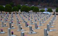 [포토]현충원 들어서는 故김영삼 전 대통령 운구행렬 