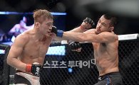 'UFC 서울' 방태현, 레오 쿤츠에 판정승…"체중을 많이 빼 체력이 부족했다"