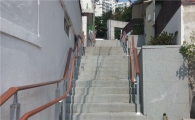 종로구 노후 된 계단 4개소 친환경 계단으로 정비 