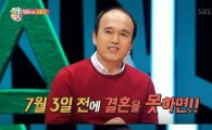 '힐링캠프' 김광규 "2016년 7월3일 결혼" 선언