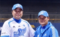 [포토]양준혁-이종범, '즐거운 경기를 위해'