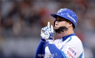 [포토]유희관, '테임즈 완벽 빙의'