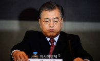 [포토]자리정돈하는 문재인 새정치민주연합 대표 