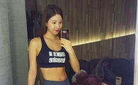 [포토] 레이양, 탄탄한 밀착 운동복 자태