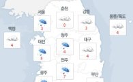 [오늘날씨]전국 흐리고 비…날씨는 '따뜻'