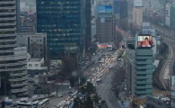 [포토]서울역 고가 폐쇄 후 첫 출근길 