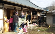 광주 공군부대 사랑나무봉사단,곡성에서 이웃사랑 실천