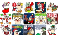 헝그리앱, 크리스마스 기념 이모티콘 15종 출시