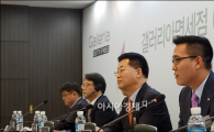 [포토]김동선 과장, "말은 잘 타지만 면세점 경영은 이제 시작"