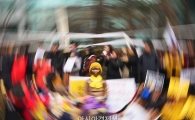 [포토]소녀상은 흔들리지 않는다 