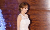 [포토] 'SBS 연예대상' 오정연, 아찔한 시스루 드레스