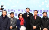 채인석화성시장 "위안부 협상타결 반대" 공동성명 발표