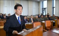 [포토]한민구 국방장관, 북핵 관련 긴급 현안보고